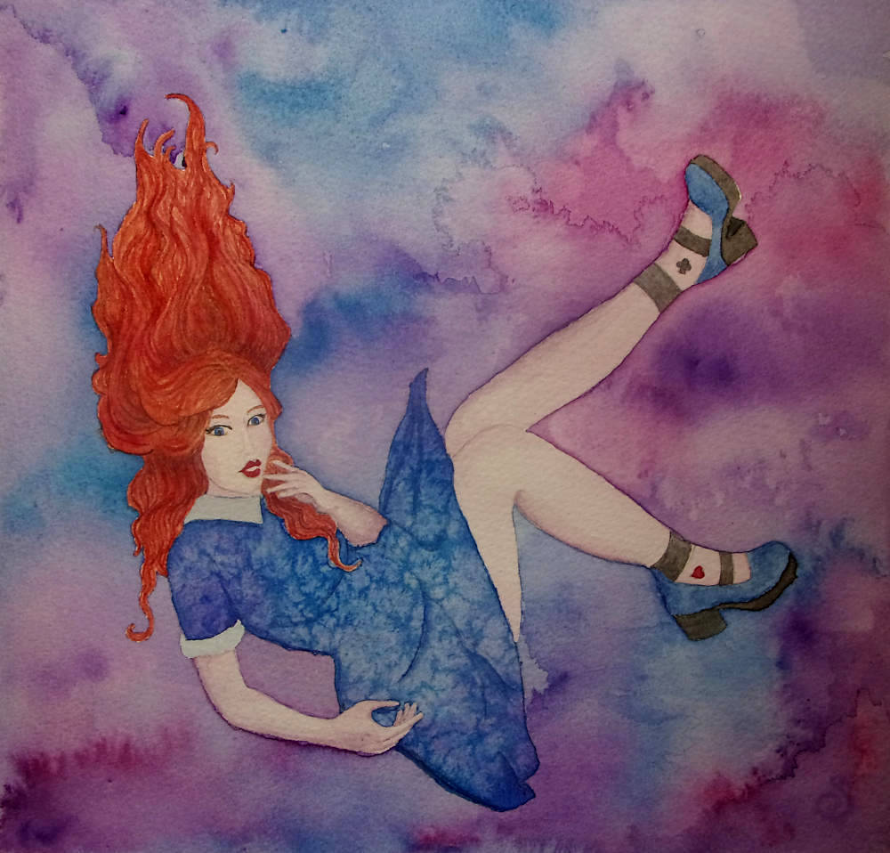 Alice, aquarelle de Garance