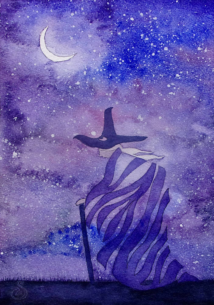 Bruja, aquarelle de Garance