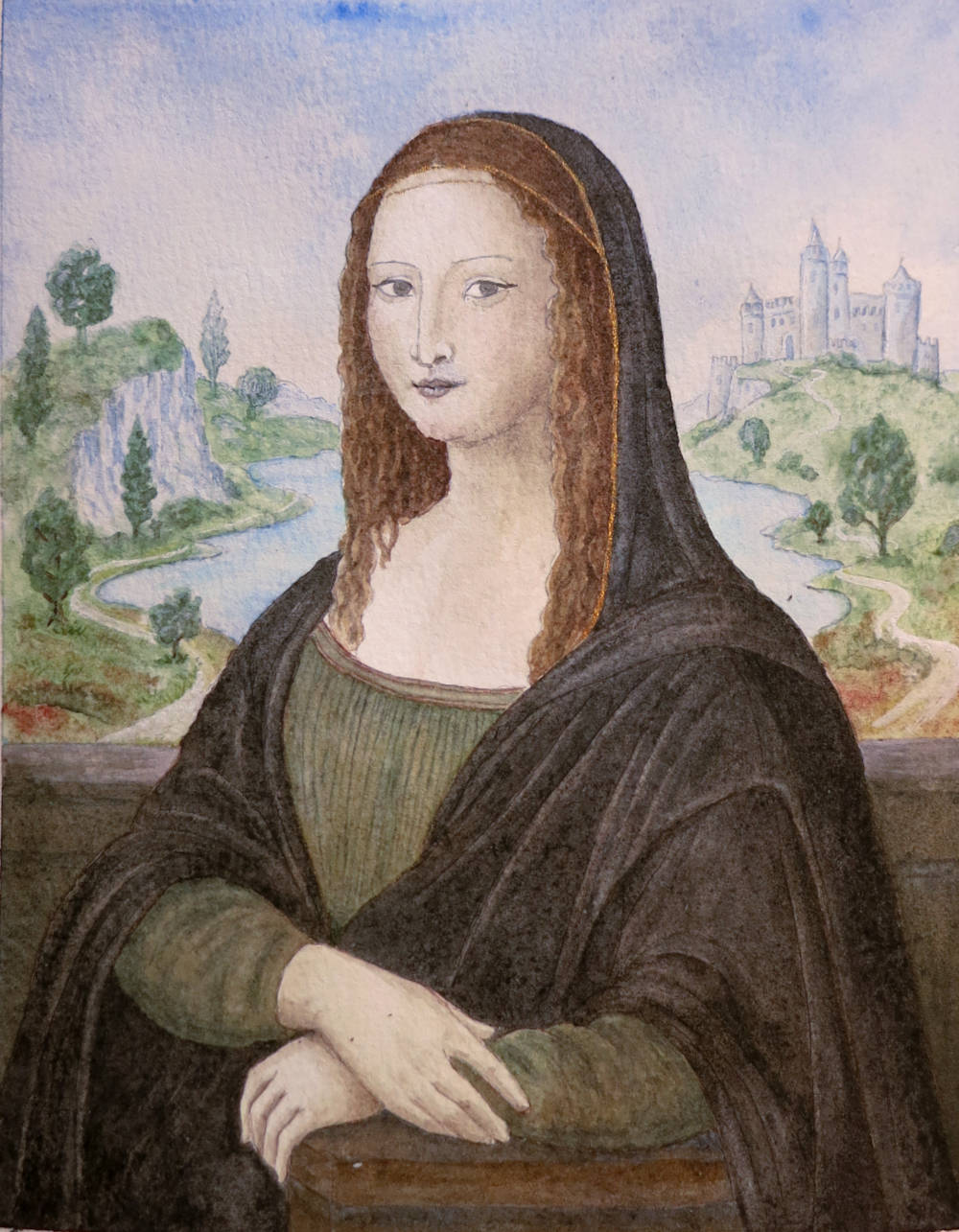 La Belle Florentine, une aquarelle de Garance